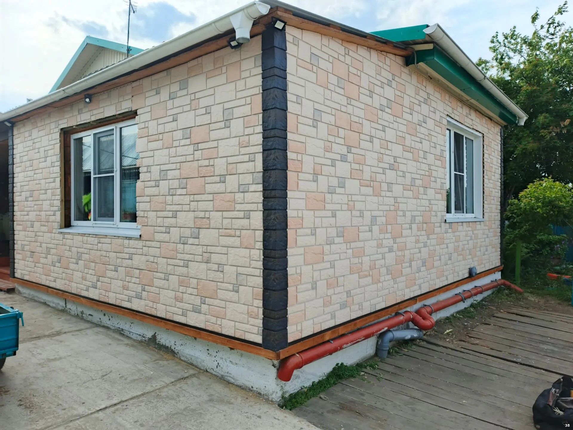 Утепление брусового дома и фасадные панели, Братский район